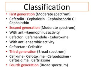 Cephalosporins | PPT