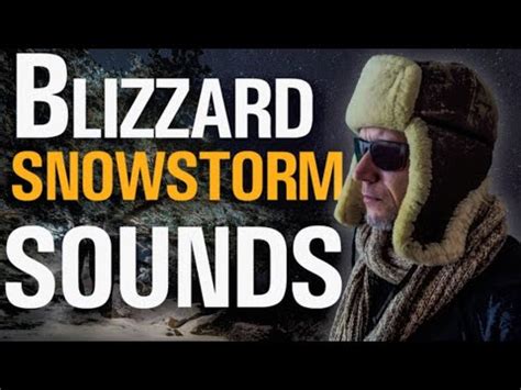 Blizzard Snowstorm Sounds for Relaxing & Sleeping | Blizzard Snowstorm ...