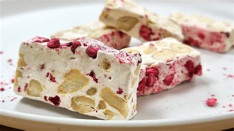 Soft and Easy nougat recipe Homemade nougat - YouTube