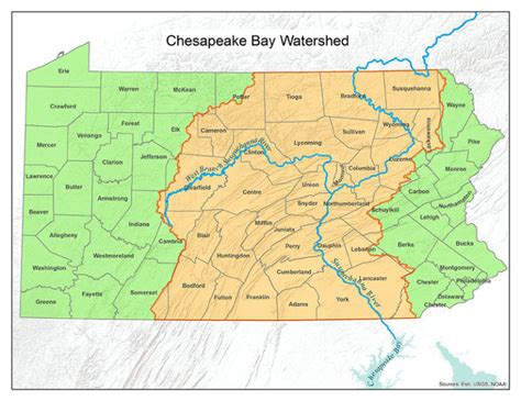 PA-DEP-Chesapeake-Bay-Watershed-map - Pennsylvania Historic Preservation