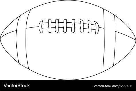 Football Outline Graphic