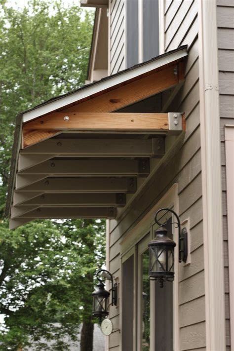 Garage Door Overhangs & How To Build Awning Over Door | If ... | House ...