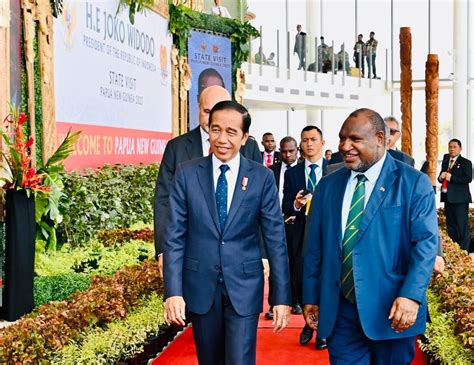 Sekretariat Kabinet Republik Indonesia | President Jokowi Meets PM of Papua New Guinea