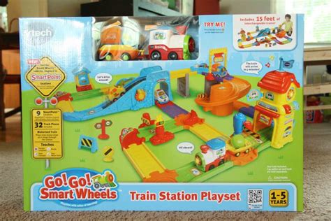 VTech Go! Go! Smart Wheels Train Station {Giveaway} Ends 9/95 | Wheel training, Train station, Train