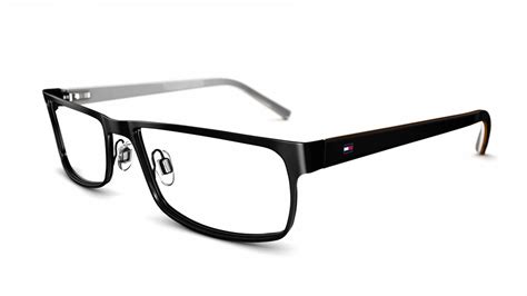 Tommy Hilfiger Men's glasses TH 61 | Black Metal Frame $249 ...