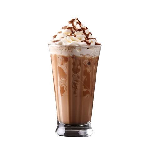 Mocha Coffee Frappe In Glass, Mixer, Mix, Drink PNG Transparent Image and Clipart for Free Download