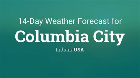 Columbia City, Indiana, USA 14 day weather forecast