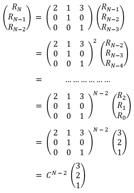 Matrix Exponentiation in C++ in Logarithmic Time - CodeSpeedy