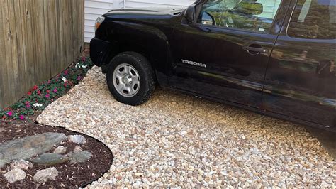 How to make a gravel parking area the cheap and easy way! - YouTube