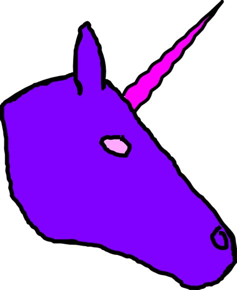 Unicorn Purple Big Clip Art at Clker.com - vector clip art online ...