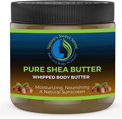 Amazon.com: Organic African Shea Butter for Skin & Hair by Nature's ...