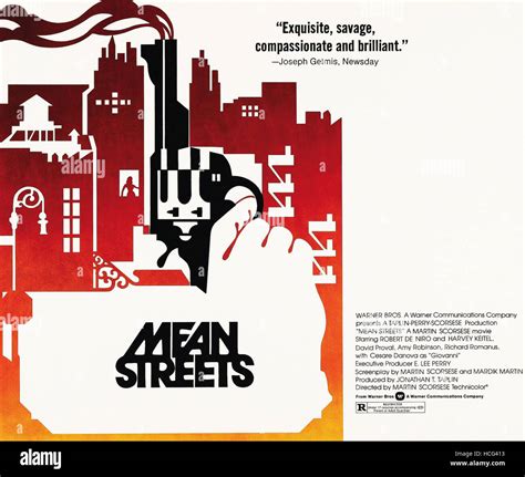 MEAN STREETS, poster art, 1973 Stock Photo - Alamy