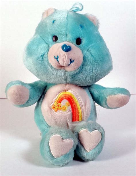 80s Vintage Plush Care Bears Wish Bear 1983 Kenner Collectible Toy | #1802134940