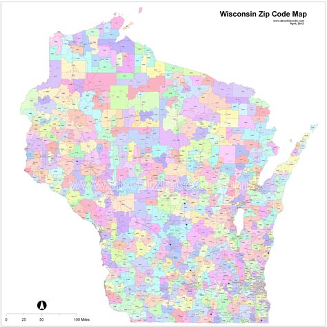 Wisconsin Zip Code Maps - Free Wisconsin Zip Code Maps