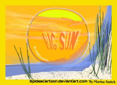 Big sun by Spideecartoon on DeviantArt