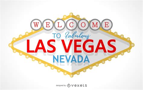 Welcome To Las Vegas Sign Vector Download