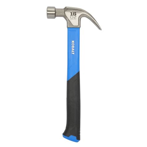 Kobalt 16-oz Smooth Face Steel Claw Hammer at Lowes.com