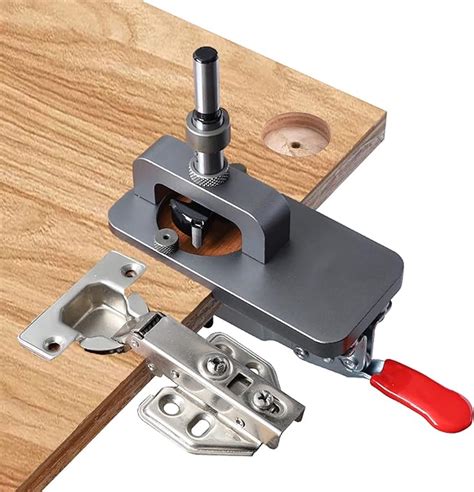 Concealed Hinge Jig, 35MM Stainless Steel Hinge Drilling Jig Hole Saw ...