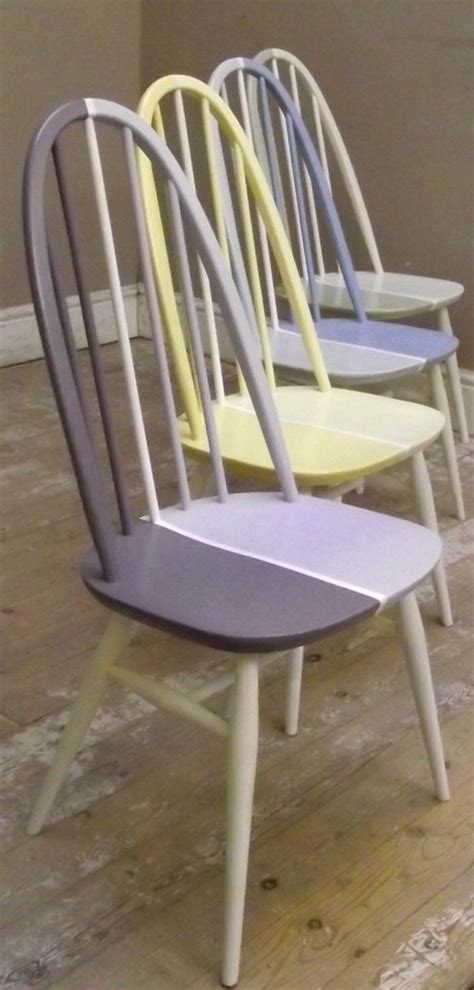 Bright Ercol Mid Century Vintage Dining Chairs | Vintage Erc… | Flickr