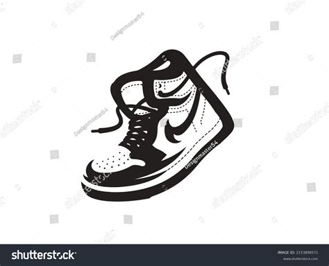 Sneaker Shoe Jordan Shoe Vector Stock Vector (Royalty Free) 2153898571 | Shutterstock