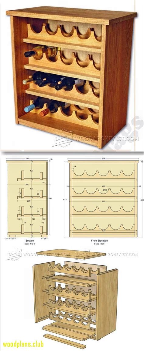 70+ Free Woodworking Plans Wine Rack - Cool Apartment Furniture Check ...