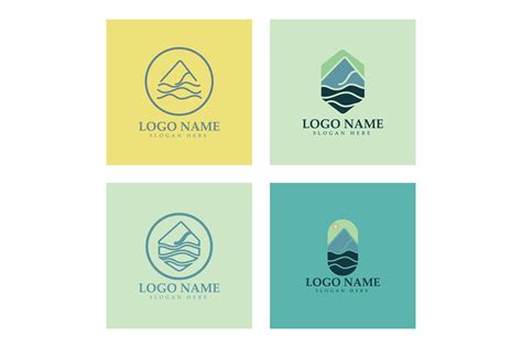 River Logo Vector Icon Illustration Graphic by tomiyslank · Creative ...