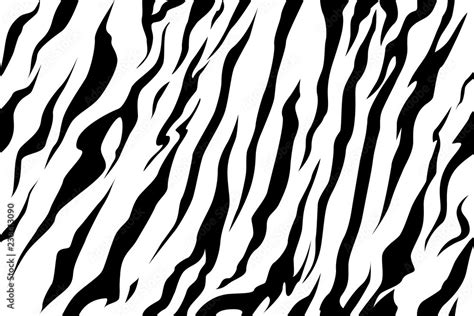 White Tiger Fur Pattern