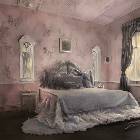 Victorian Bedroom Wallpaper · Creative Fabrica