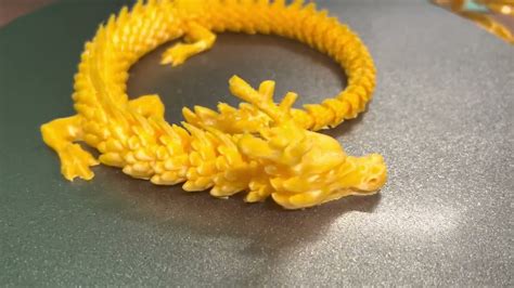 how to 3D print Flexible Dragon - YouTube