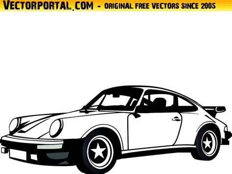 Porsche Car Vector | FreeVectors