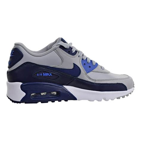 Nike - Nike Air Max 90 LTR (GS) Big Kids Shoes Wolf Grey/Binary Blue ...