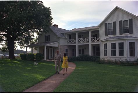 President Lyndon B. Johnson, Lady Bird Johnson, and their dog Yuki in ...