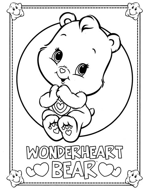 Baby Care Bears Coloring Pages at GetColorings.com | Free printable colorings pages to print and ...