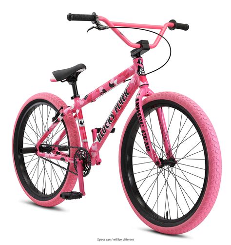 VELO SE BIKES BLOCK FLYER 26" PINK CAMO 2022 - VÉLOS BIKELIFE/SE BIKES - BMX AVENUE