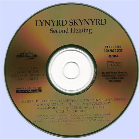 Plain and Fancy: Lynyrd Skynyrd - Second Helping (1974 us, classic 2nd album, 24karat Gold CD ...