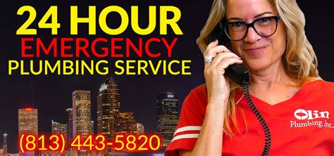 24 Hour Emergency Plumbing Service in Tampa (813) 443-5820