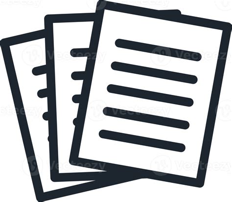 Stack of Documents icon. 22951451 PNG