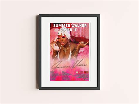 Summer Walker Over it Poster Album Cover Poster Print Wall | Etsy