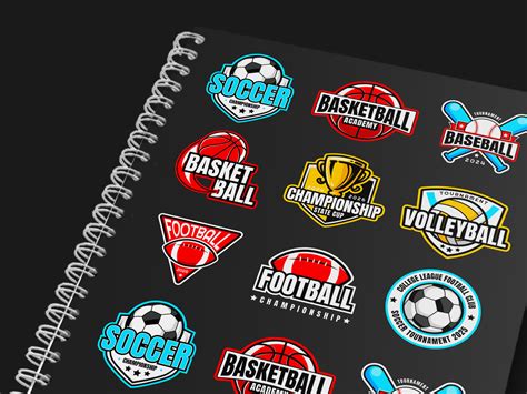 Free Sports Logo Template by Free PSD Templates on Dribbble