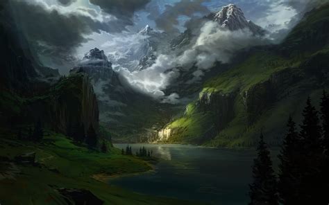 Wallpaper : concept art, landscape 3840x2400 - garett - 1946799 - HD Wallpapers - WallHere