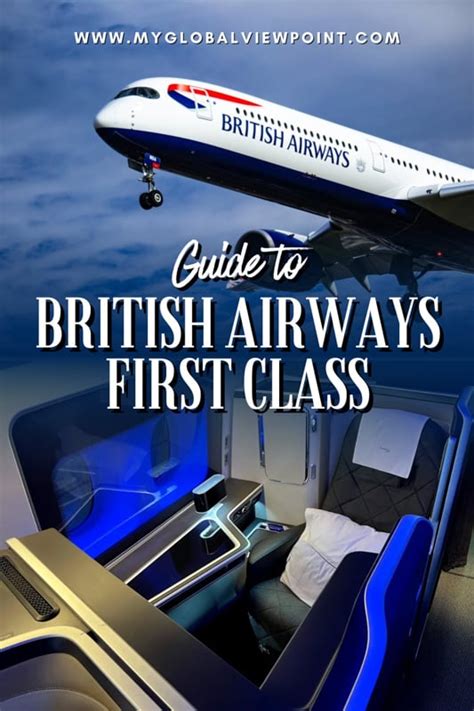 Guide to British Airways First Class: Everything You Need to Know in 2024