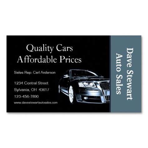 Used Car Dealer Business Card Template | Used car dealer, Automotive repair shop, Car