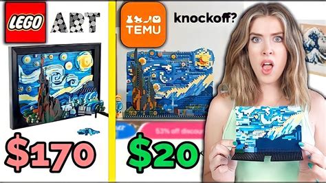 I Tried A TEMU Art Set..is it a LEGO ART Knockoff?? - YouTube