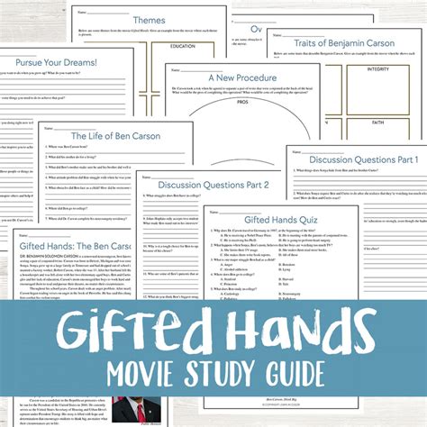 Gifted Hands Movie Study Grades: 5-8 – Learn in Color