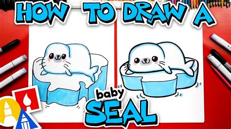 How To Draw A Cute Baby Seal