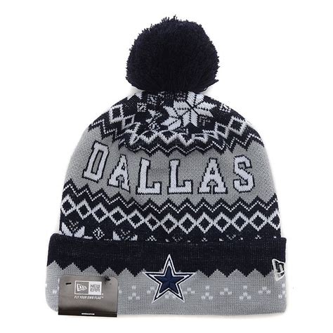 dallas-cowboys-pom-beanie-knit-hats-nfl-caps-new-era-weather-advisory ...