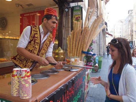 Do you know about Turkish ice cream vendors as magicians/comedic theatrical performers?