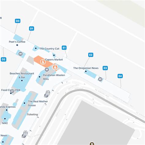 Portland Airport Map | PDX Terminal Guide