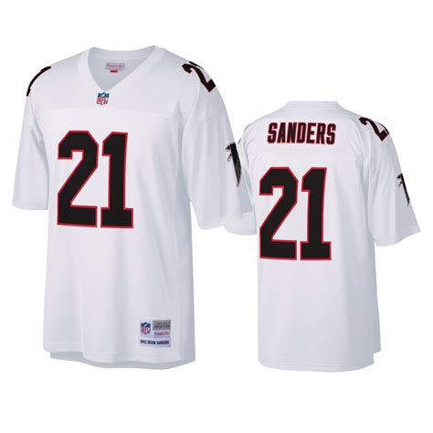 Atlanta Falcons Deion Sanders White Legacy Replica Jersey - Bluefink