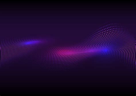 Abstract background with flowing dots design 597474 Vector Art at Vecteezy